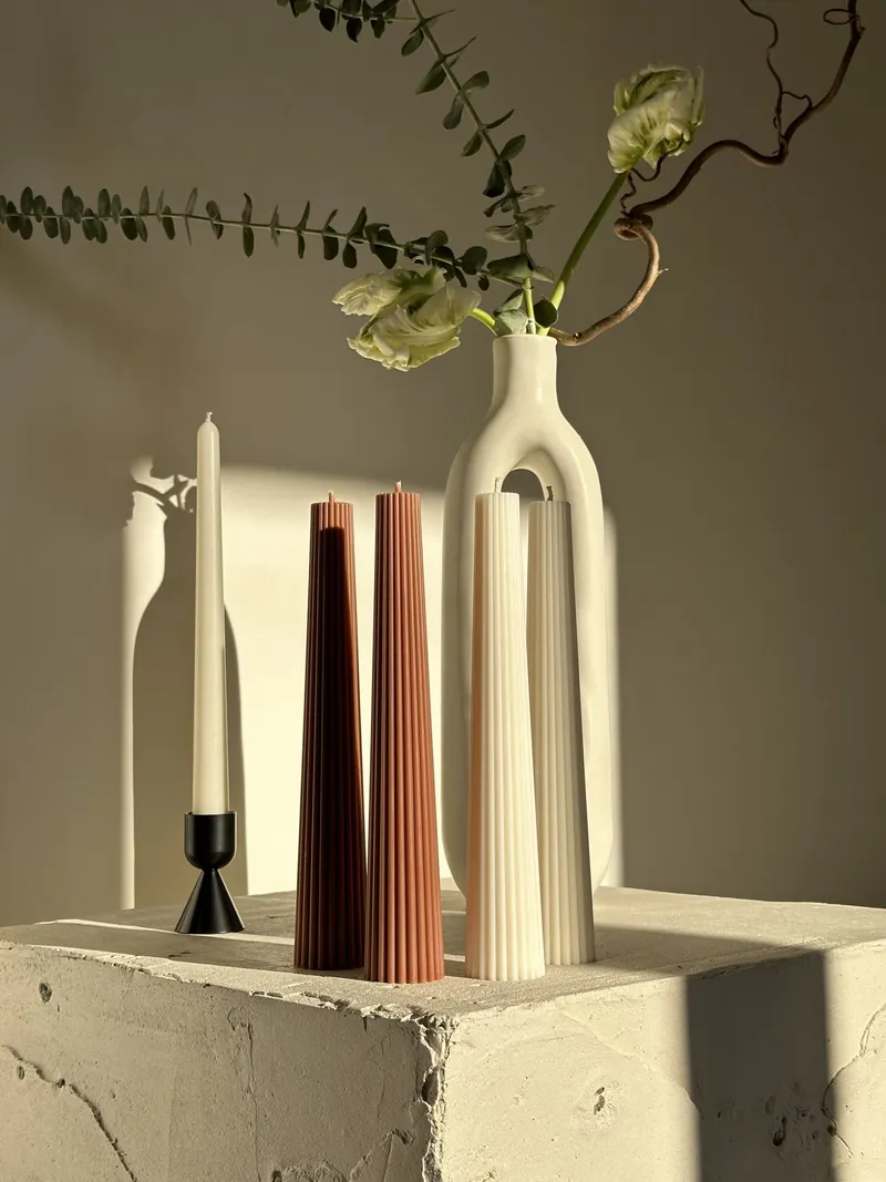 Tapered pillar