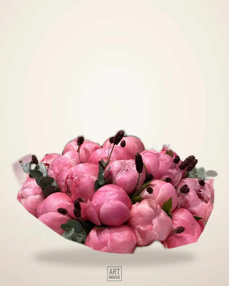 Peony Coral Charm
